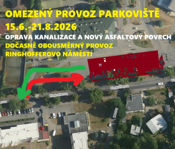 UZAVÍRKA RONGHOFFEROVO NÁMĚSTÍ
